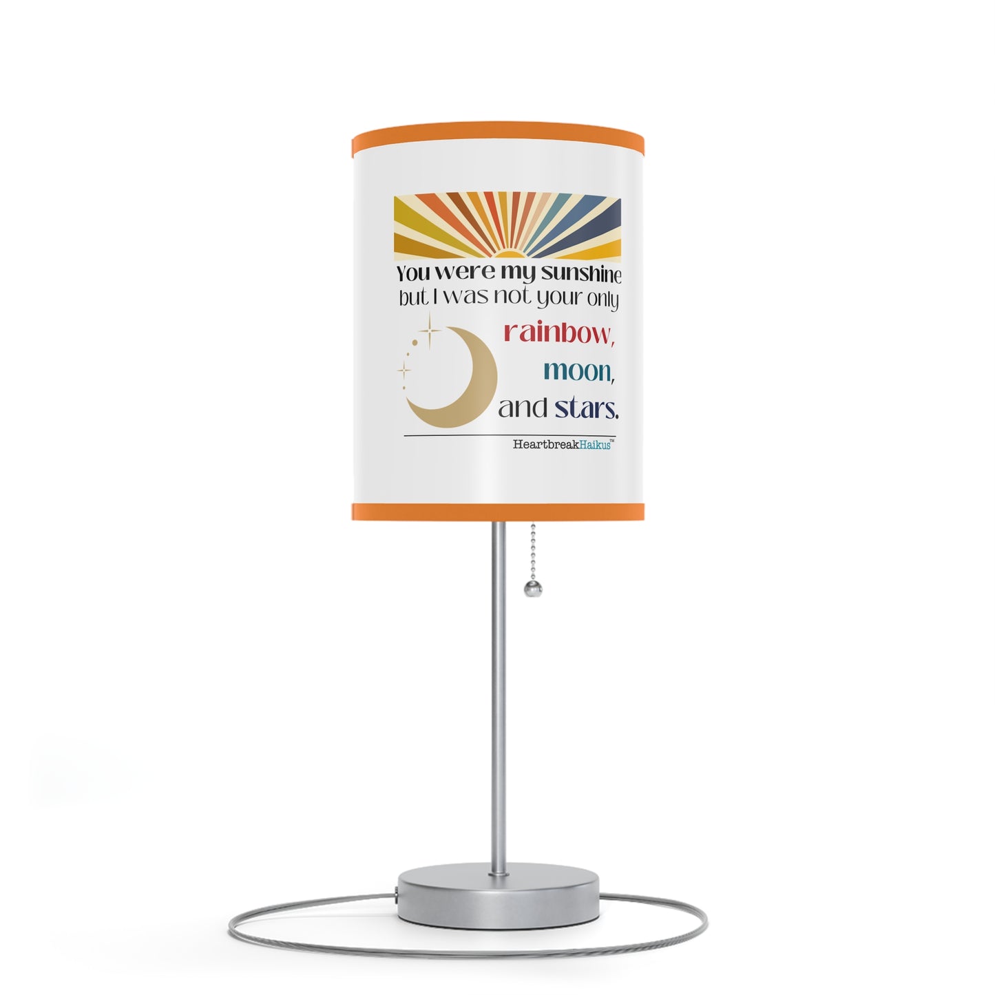You Were My Sunshine Haiku - Modern Table Lamp
