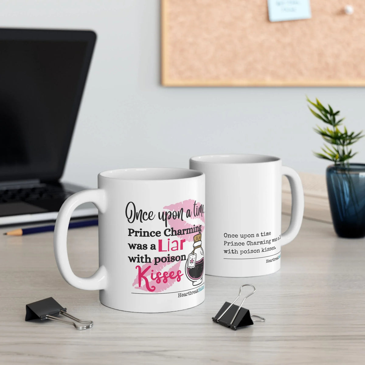 Prince Charming's Poison Kisses Haiku - Dual-Design Ceramic Mug (11oz or 15oz)