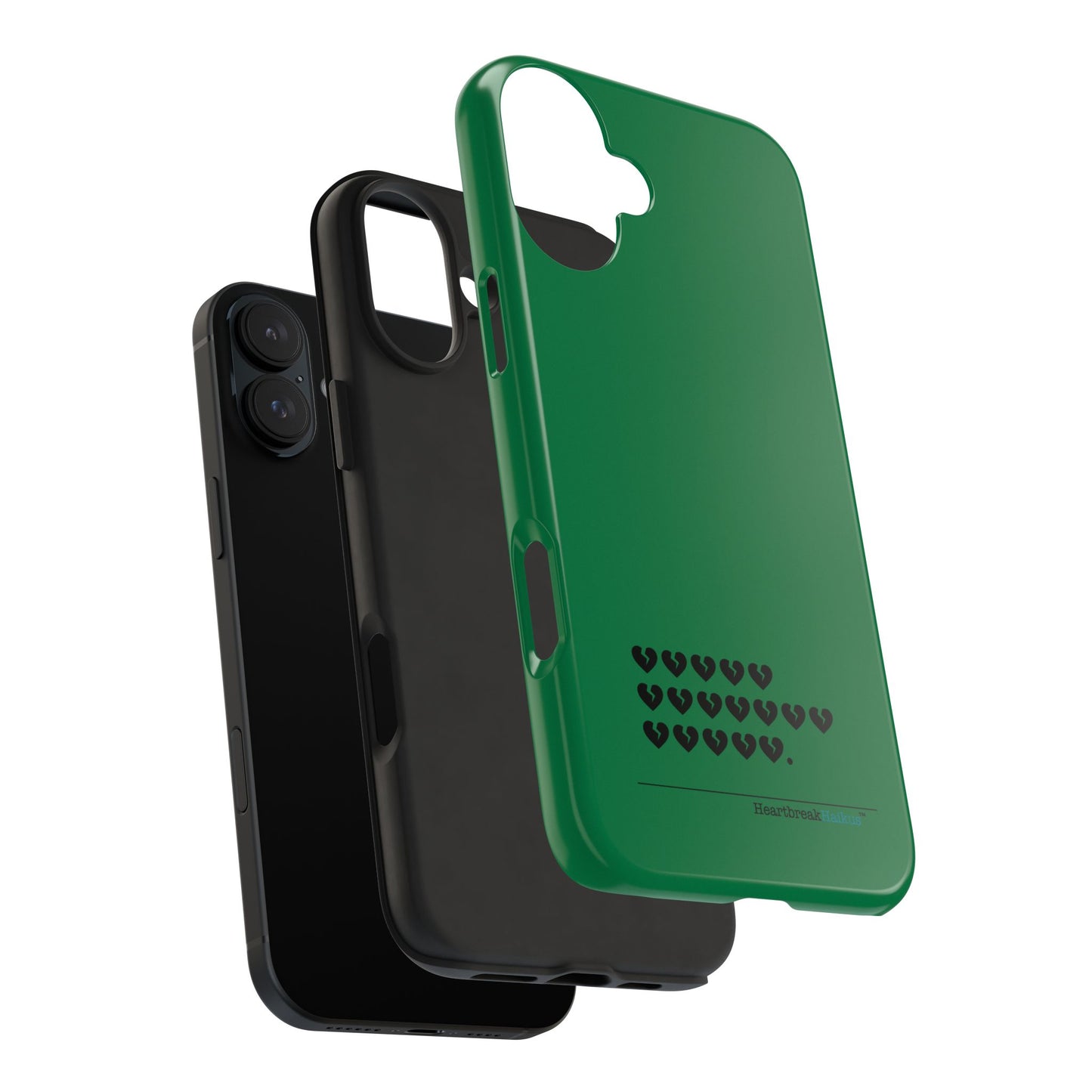 Hieroglyph Heartbreak Haiku Tough Phone Cases (evergreen)
