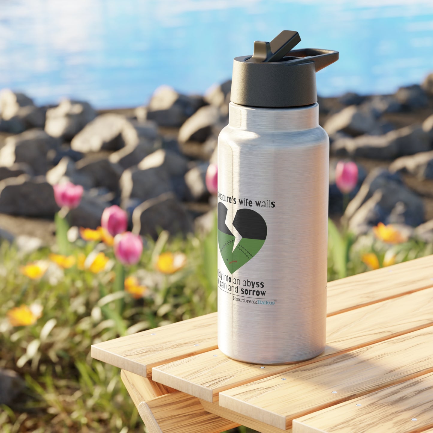 The Creature's Wife Wails - Frankenstein Haiku Collection - Gator Tumbler 32oz