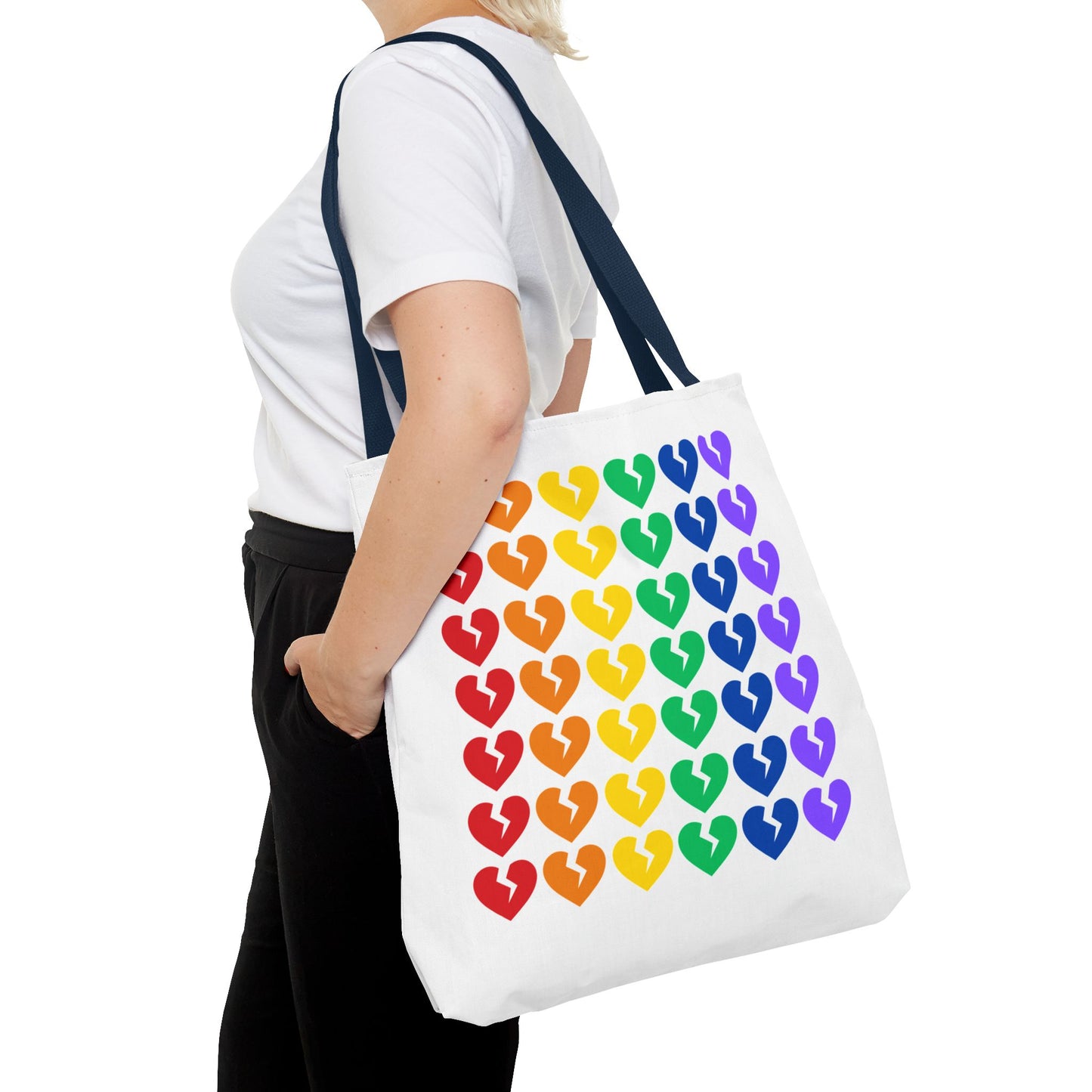 It's Not You/Me Haiku - Tote Bag (Rainbow Heartbreak Collection - Only Hearts Design)