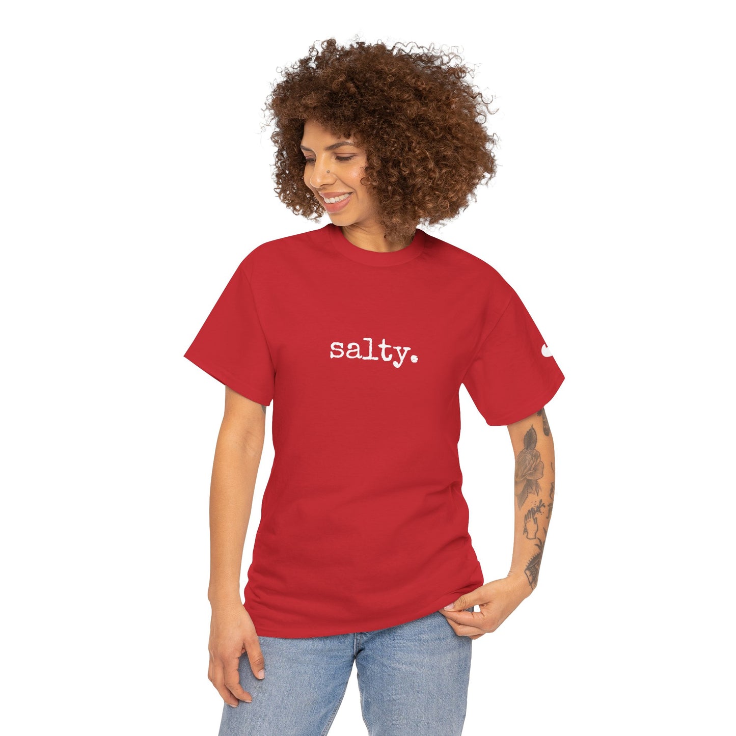 Salty. Graphic Tee — Minimalist T-Shirt (The One Word Collection)