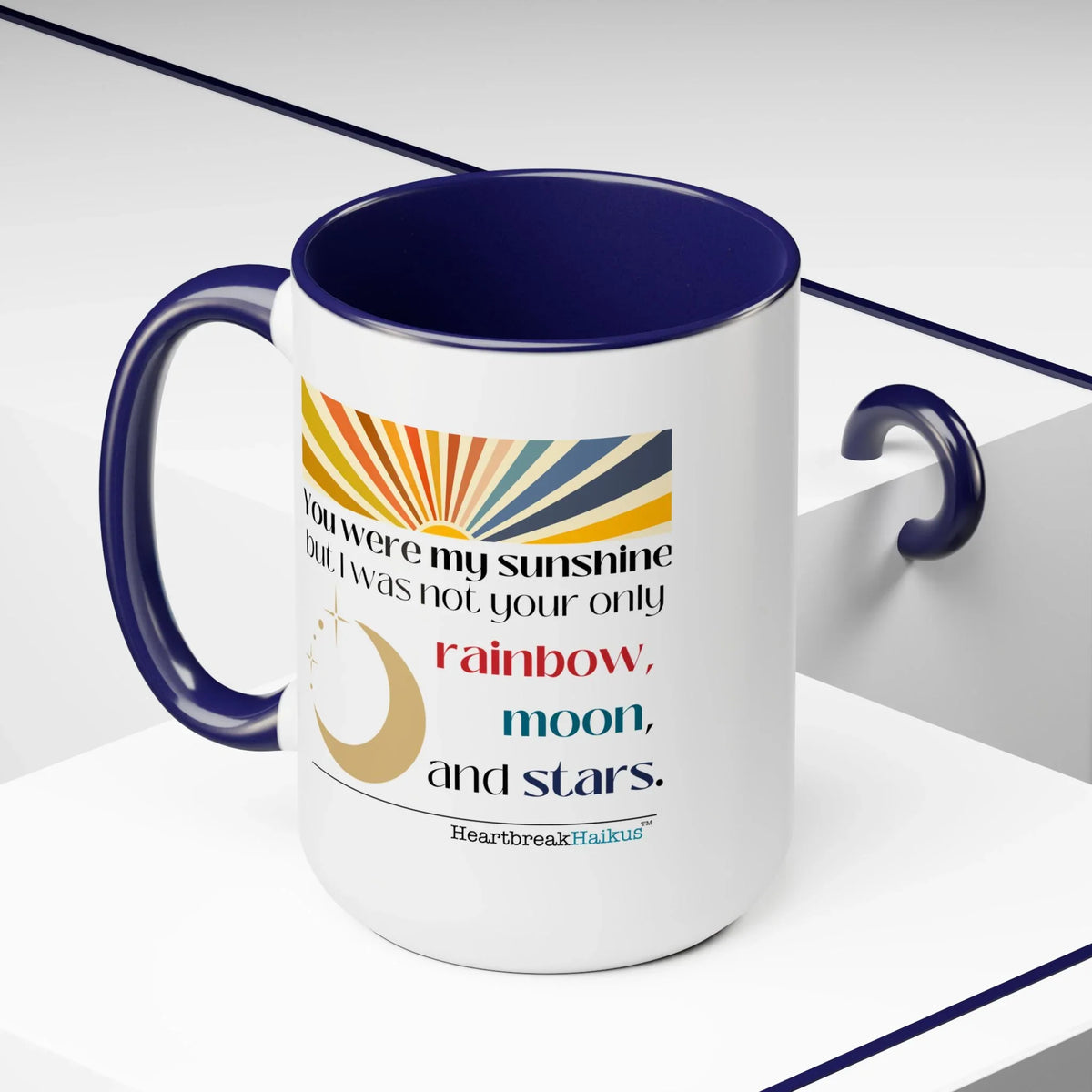 You Were My Sunshine Haiku - Two-Tone, Coffee Mug, 15oz - Dual-Sided Printing