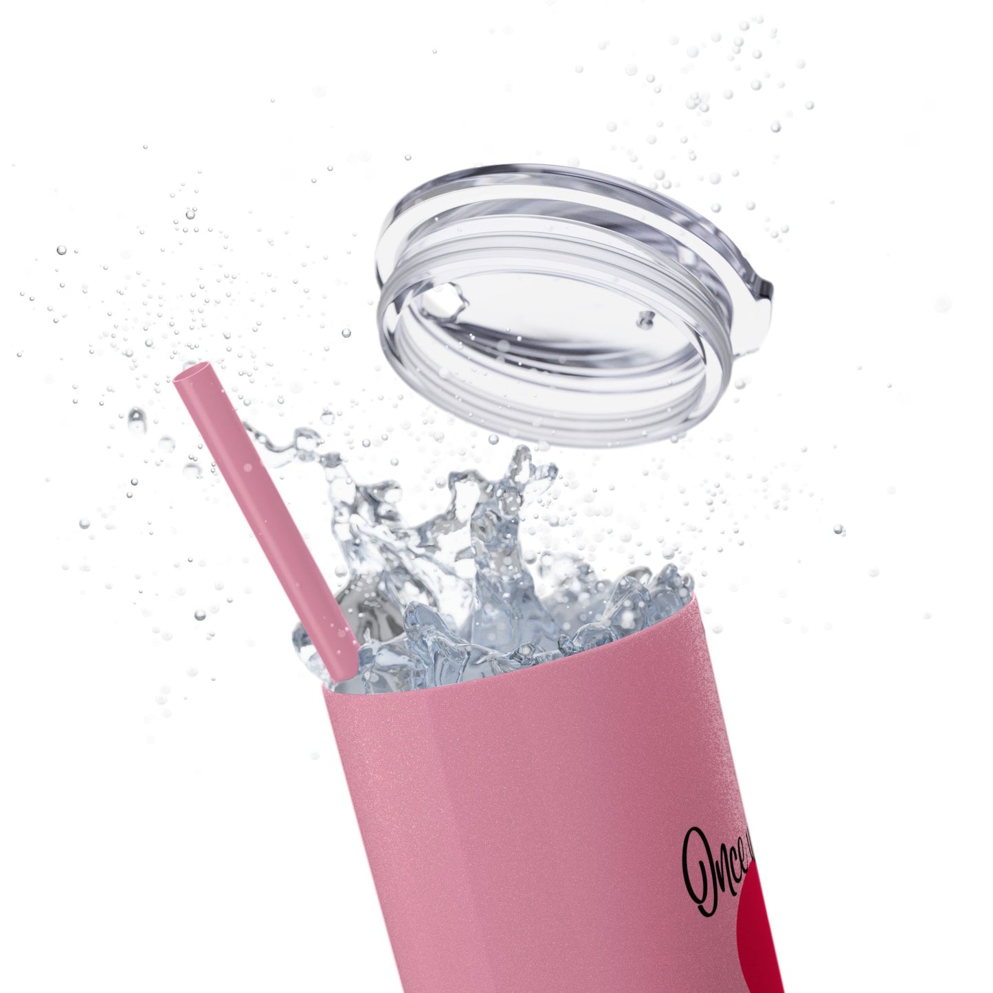 The Fairy Tale Died Haiku - Skinny Venti Tumbler with Eco-Friendly, Reusable, Matching Straw, 20oz