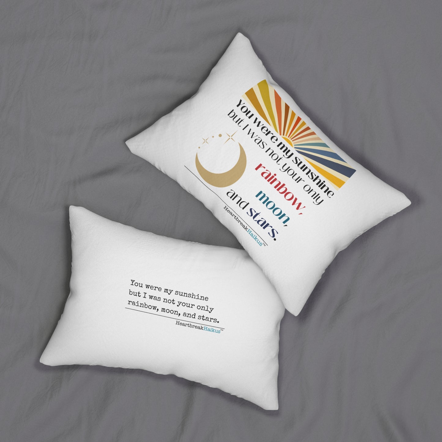 You Were My Sunshine. Spun Polyester Lumbar Pillow