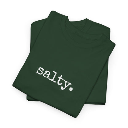 Salty. Graphic Tee — Minimalist T-Shirt (The One Word Collection)