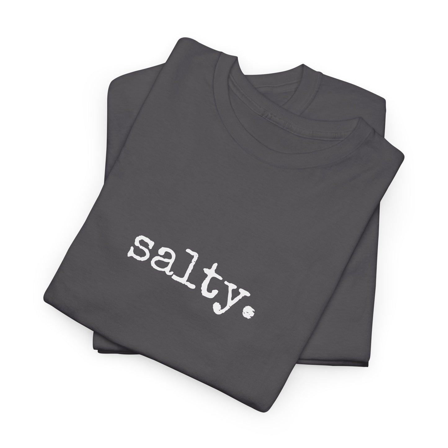 Salty. Graphic Tee — Minimalist T-Shirt (The One Word Collection)