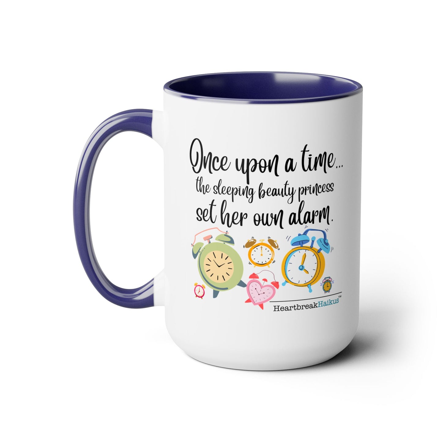 Sleeping Beauty's Alarm - Two-Tone, Coffee Mug, 15oz - Dual-Sided Printing