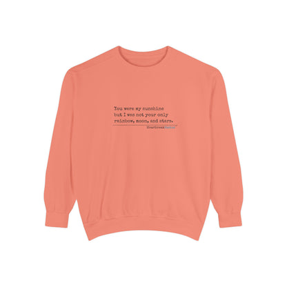 Luxurious comfort and style are what this unisex, garment-dyed sweatshirt is all about. It's made with 80% ring-spun cotton and 20% polyester and the fabric is 3-end garment-dyed, ring-spun, color-blast fleece with a 100% cotton face. Each sweatshirt come
