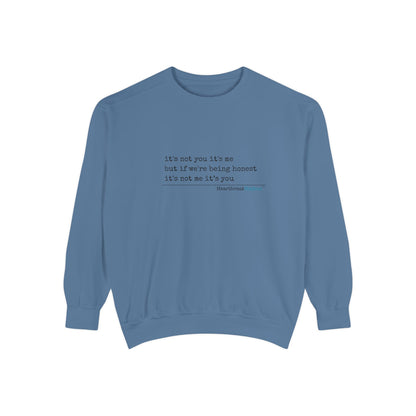 Luxurious comfort and style are what this unisex, garment-dyed sweatshirt is all about. It's made with 80% ring-spun cotton and 20% polyester and the fabric is 3-end garment-dyed, ring-spun, color-blast fleece with a 100% cotton face. Each sweatshirt come