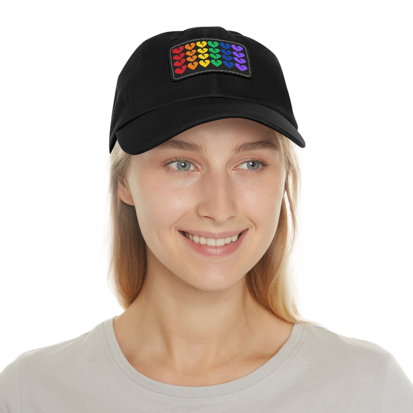 Only Hearts - Adjustable Baseball Cap (Rainbow Hearts Collection)