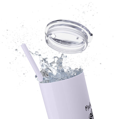 Medusa and Your Daddy Haiku - Skinny Venti Tumbler with Eco-Friendly, Reusable, Matching Straw, 20oz