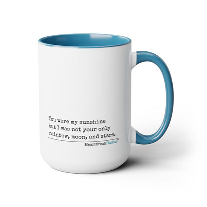 You Were My Sunshine Haiku - Two-Tone, Coffee Mug, 15oz - Dual-Sided Printing