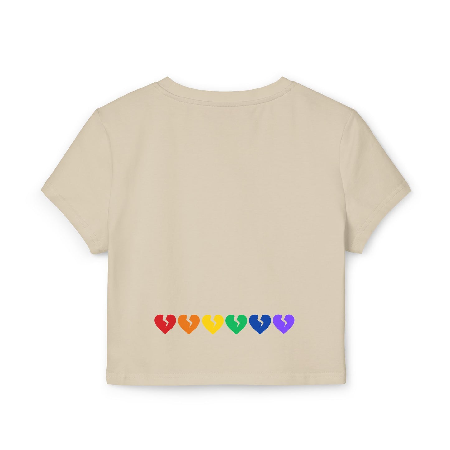 It's Not Me/You Haiku - Baby Tee (Rainbow Hearts Collection)