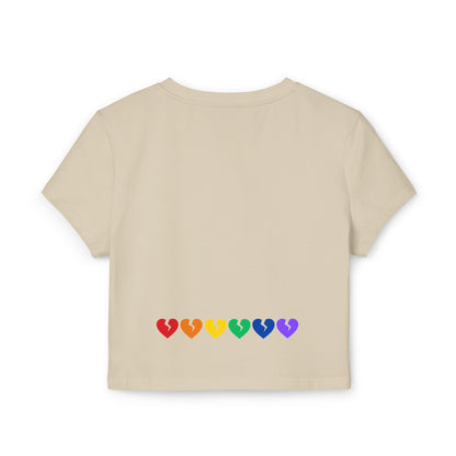 It's Not Me/You Haiku - Baby Tee (Rainbow Hearts Collection)