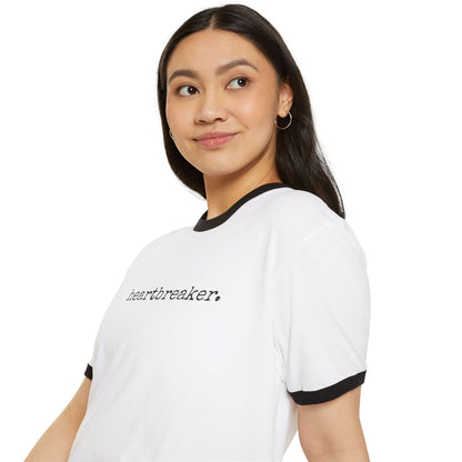 Heartbreaker. University Ringer Tee - (The One Word Collection)