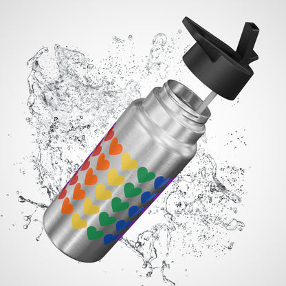 Rainbow Hearts - Gator Tumbler 32oz