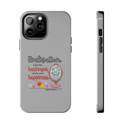 Harbinger of Happiness Tough Phone Cases (light grey)
