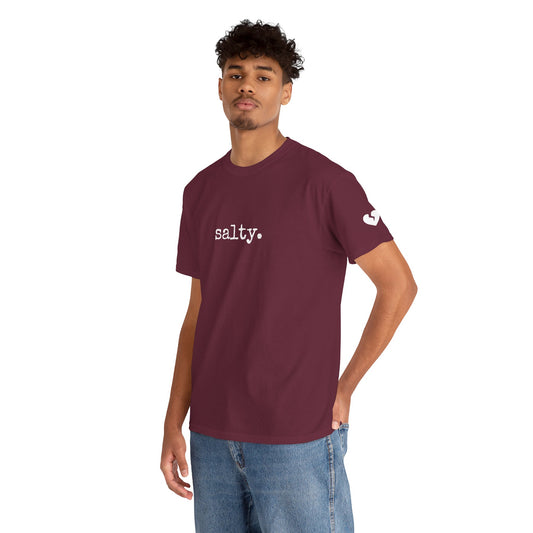 Salty. Graphic Tee — Minimalist T-Shirt (The One Word Collection)