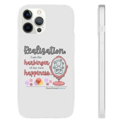 Harbinger of Happiness Haiku - Semi-Transparent Flexible iPhone Case