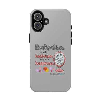 Harbinger of Happiness Tough Phone Cases (light grey)