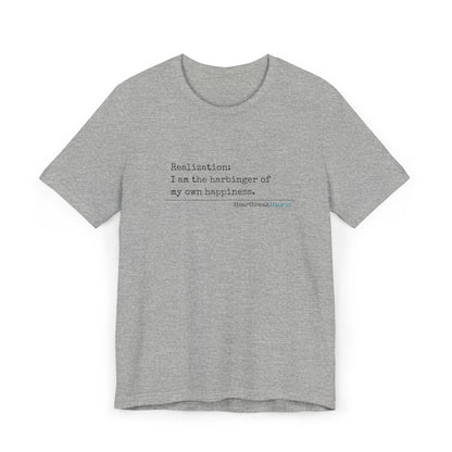 This classic unisex jersey short sleeve tee fits like a well-loved favorite. Soft cotton and quality print make users fall in love with it over and over again. These t-shirts have-ribbed knit collars to bolster shaping. The shoulders are tapered for a bet