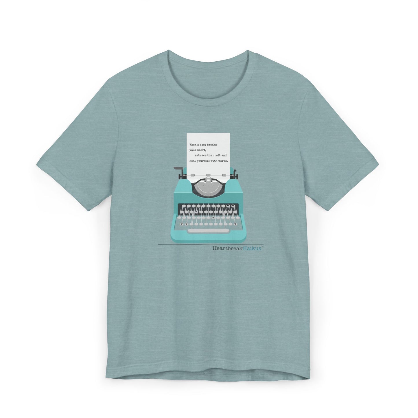 Heal Yourself with Words Haiku - Lightweight Jersey T-Shirt