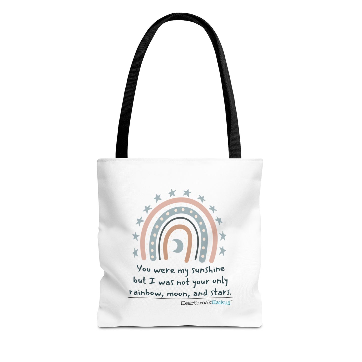You Were My Sunshine Haiku - Tote Bag (Dual-sided print - Pastel Design)
