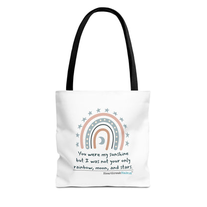 You Were My Sunshine Haiku - Tote Bag (Dual-sided print - Pastel Design)