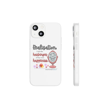 Harbinger of Happiness Haiku - Semi-Transparent Flexible iPhone Case