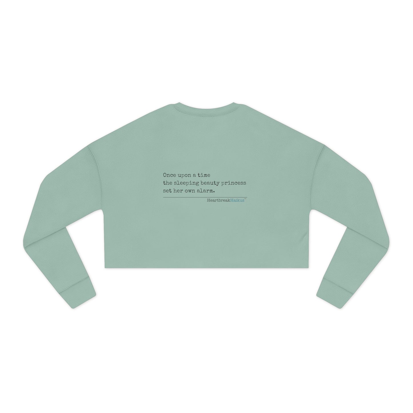 Sleeping Beauty's Alarm - Women's Cropped Sweatshirt