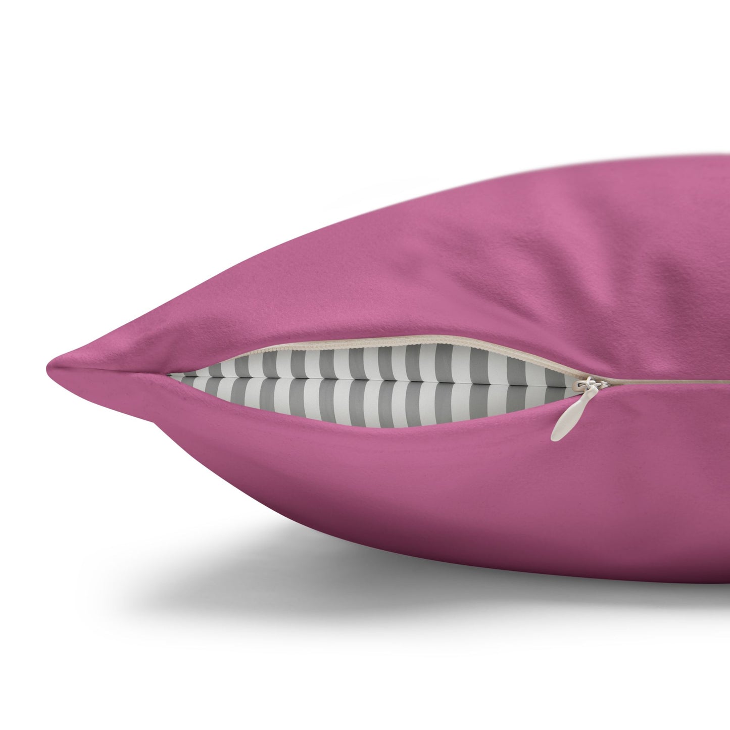 Medusa and Your Daddy Haiku - Faux Suede Square Pillowcase (in Candy Pink)