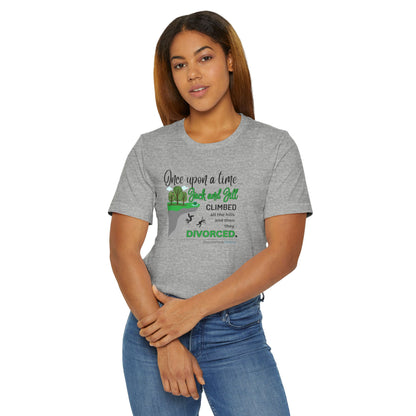 Jack and Jill Divorced Haiku - Lightweight Jersey T-Shirt
