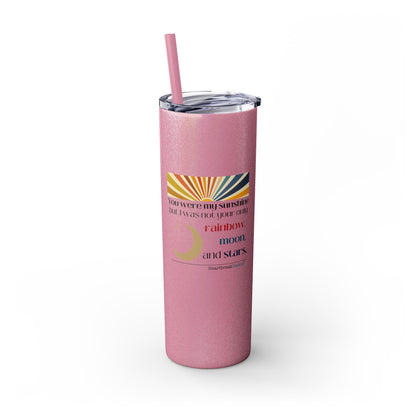 You Were My Sunshine Haiku - Skinny Venti Tumbler with Eco-Friendly, Reusable, Matching Straw, 20oz