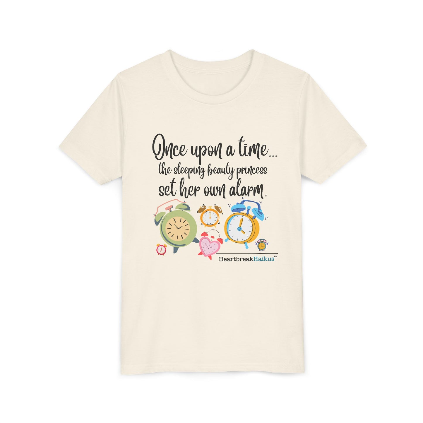 Sleeping Beauty's Alarm Haiku - Youth Short Sleeve Tee