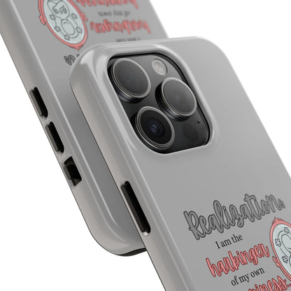 Harbinger of Happiness Tough Phone Cases (light grey)