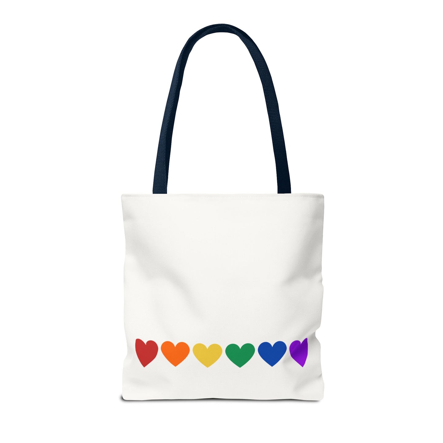 Rainbow Hearts Tote Bag (Single Row) - Only Hearts Collection