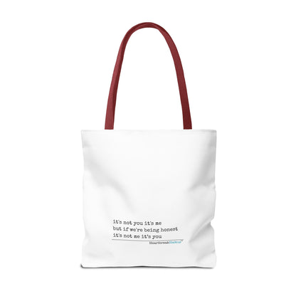 It's Not You/Me Haiku - Tote Bag (Rainbow Hearts Collection)