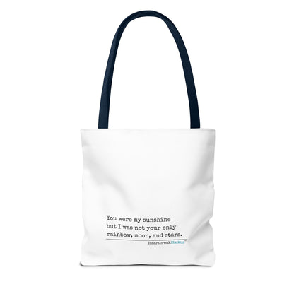 You Were My Sunshine Haiku - Tote Bag (Dual-sided print - Pastel Design)
