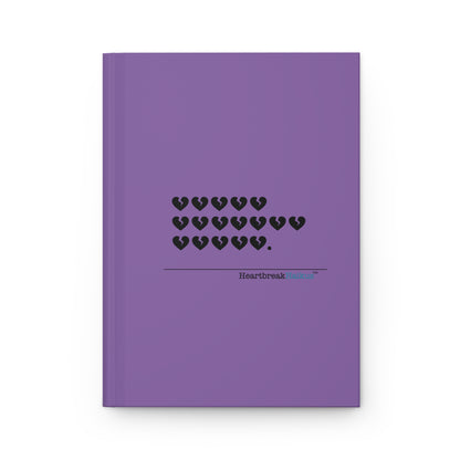 Hieroglyph Heartbreak Haiku - Hardcover Journal Design in Lovely Lavender