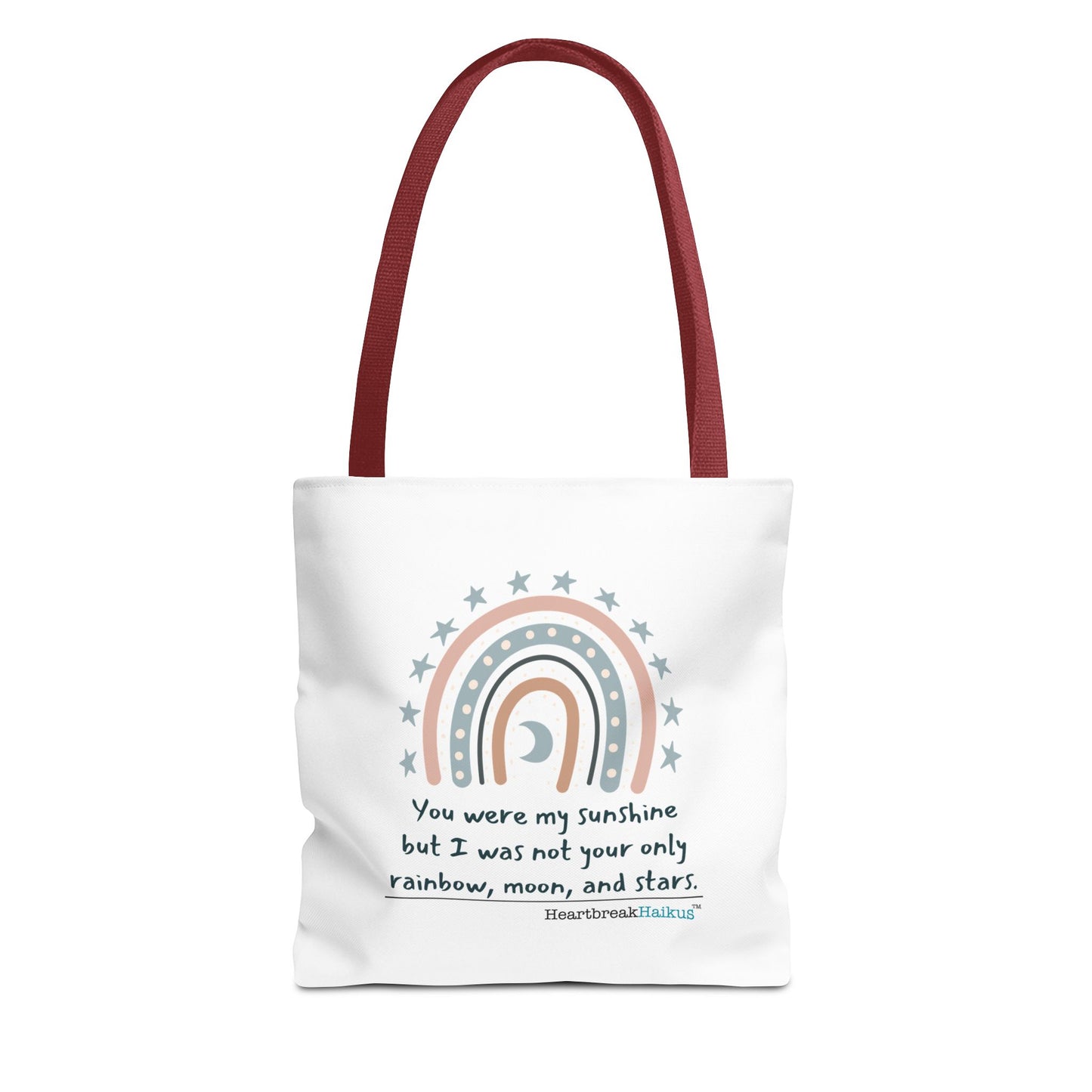 You Were My Sunshine Haiku - Tote Bag (Dual-sided print - Pastel Design)