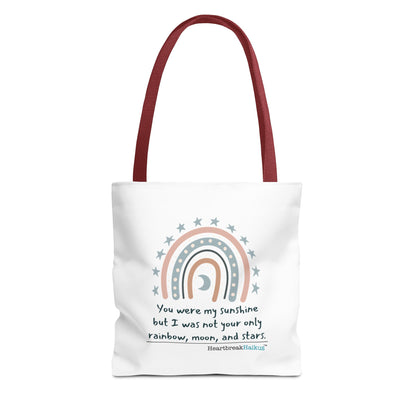 You Were My Sunshine Haiku - Tote Bag (Dual-sided print - Pastel Design)