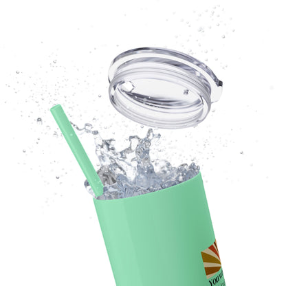 You Were My Sunshine Haiku - Skinny Venti Tumbler with Eco-Friendly, Reusable, Matching Straw, 20oz