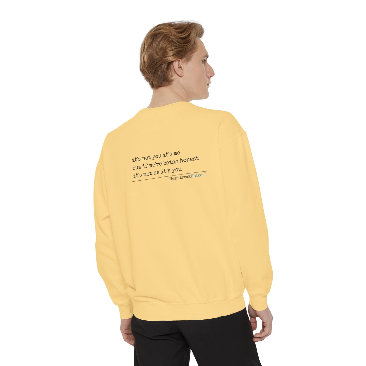 Luxurious comfort and style are what this unisex, garment-dyed sweatshirt is all about. It's made with 80% ring-spun cotton and 20% polyester and the fabric is 3-end garment-dyed, ring-spun, color-blast fleece with a 100% cotton face. Each sweatshirt come