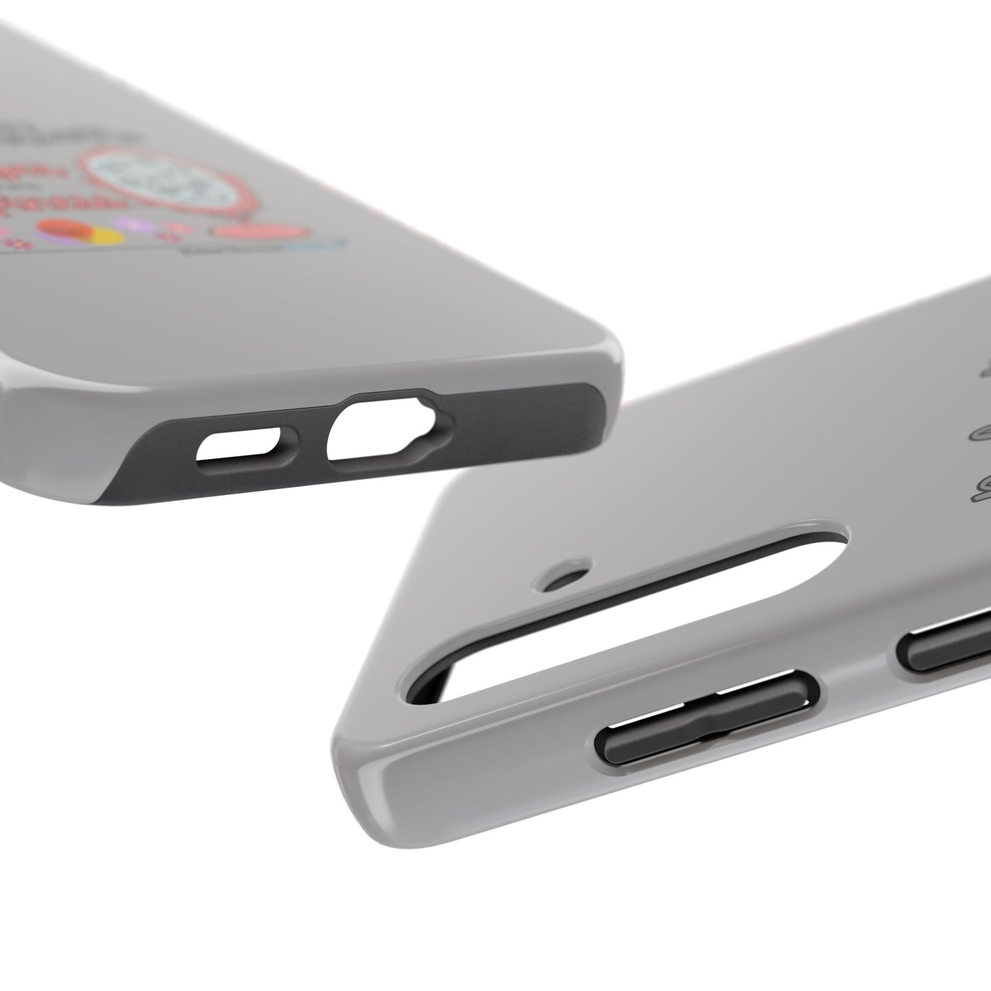 Harbinger of Happiness Tough Phone Cases (light grey)
