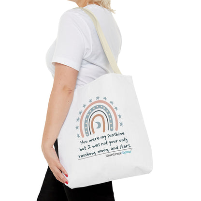 You Were My Sunshine Haiku - Tote Bag (Dual-sided print - Pastel Design)