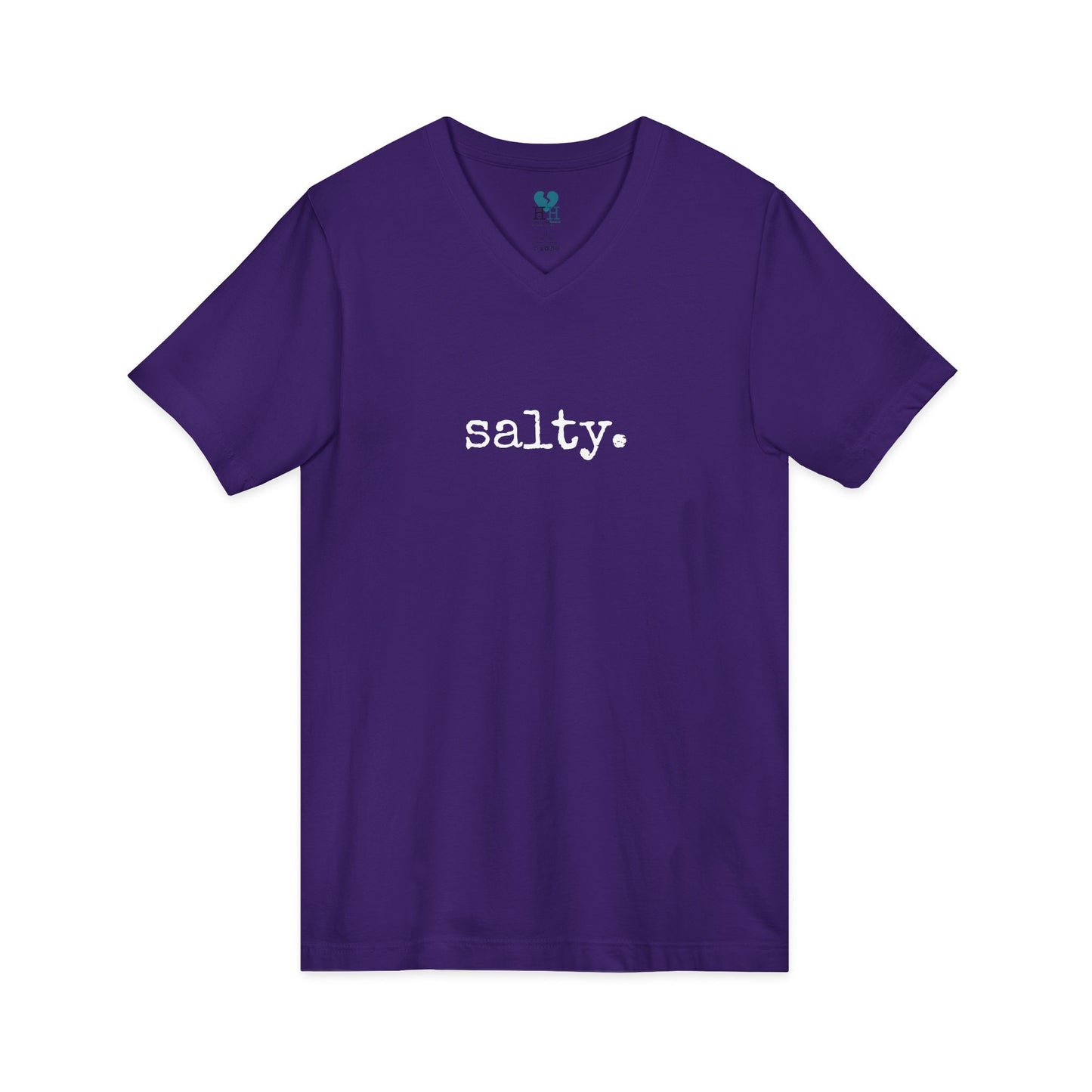 Salty - Jersey Short Sleeve V-Neck Tee (The One Word Collection)