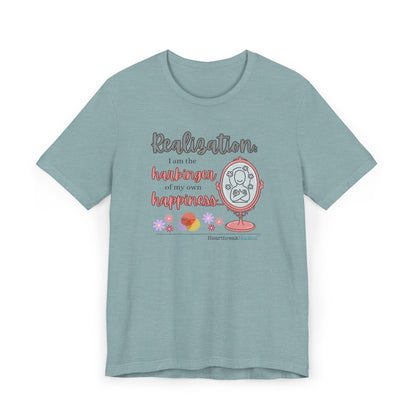 Harbinger of Happiness Haiku - Lightweight Jersey T-Shirt