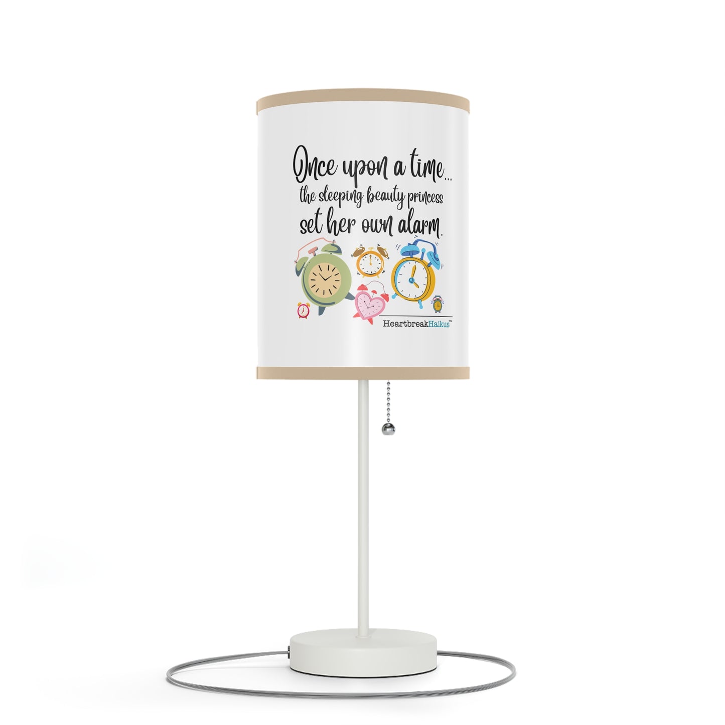 Sleeping Beauty's Alarm Haiku - Modern Table Lamp