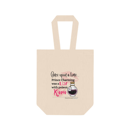 Prince Charming's Poison Kisses Haiku - Double Wine Tote Bag
